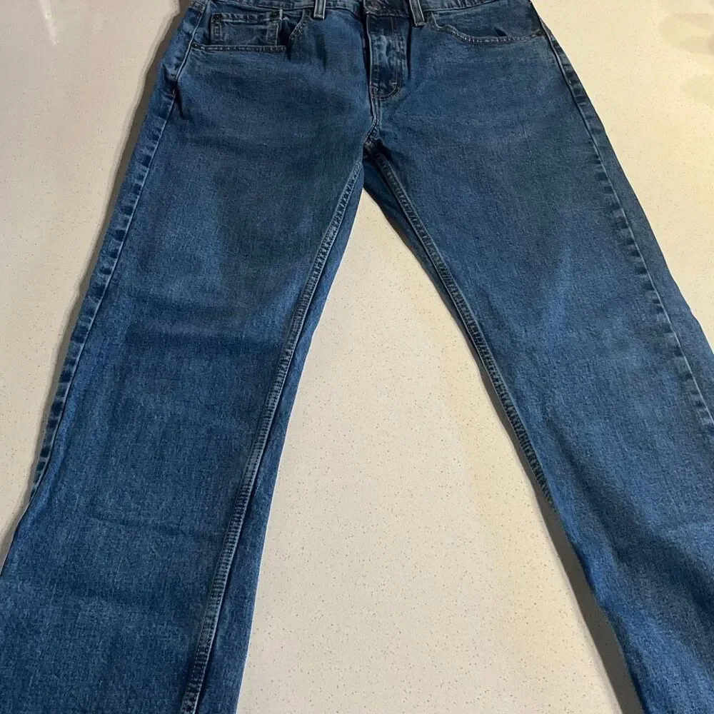 Levi’s 505 Classic Straight Leg Fit Blue Jeans Tagged 33/32
